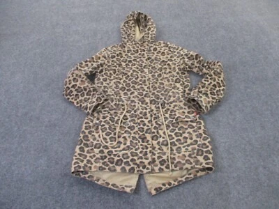 Chaqueta Levis Mujer S Guepardo Estampado Leopardo Lona Forrada Exterior Granero Preppy Foto 1 de 4