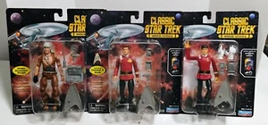 2022 PLAYMATES CLASSIC STAR TREK MOVIE SERIES REISSUE LOT KHAN SPOCK & KIRK NOC - Picture 1 of 12