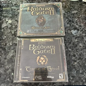 Baldur's Gate 2 II: Shadows of Amn And Throne Of Bhaal (PC 2000) Windows 95/98 - Picture 1 of 12