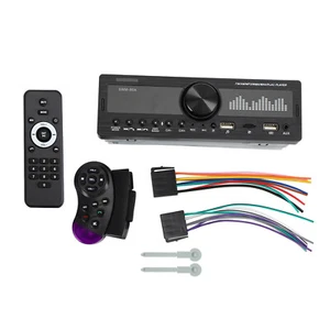 1DIN HD Autoradio Bluetooth Voiture Stéréo MP3 Lecteur USB SD AUX-IN GPS FM - Picture 1 of 10