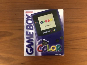 Replacement Box for Nintendo Game Boy Color Console Purple - Picture 1 of 6