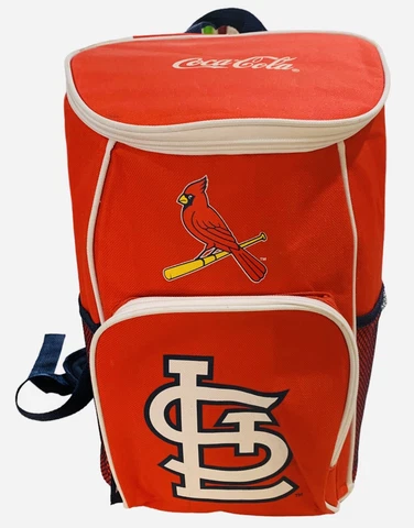 ST. LOUIS CARDINALS SOFT INSULATED COCA-COLA BACKPACK COOLER TOTE BAG GAME DRINK Cover