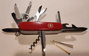 Original Victorinox Swiss Army Explorer Multi-Tool Knife,Magnifier,Saw,Fast Ship - Picture 1 of 6