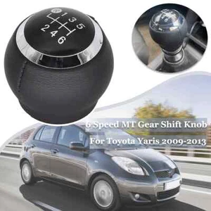 For Toyota Yaris 2009-2013 6 Speed Manual Gear Stick Shift Knob Shifter Lever - Picture 1 of 7
