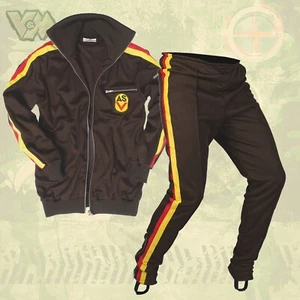 NVA TRAININGSJACKE TRAINIGSHOSE TRAININGSANZUG BRAUN DDR SPORTZEUG ASV REPRO - - Picture 1 of 6