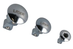 Ratchet Spanner Adaptors with Wobble Function 3 Piece Set For Difficult Access - Picture 1 of 10