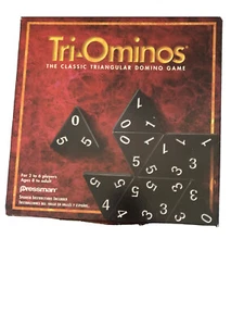 Vintage 1997 Pressman Tri Ominos Triangular Domino Game Rare - Picture 1 of 6