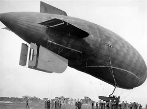 B-Class US Navy Patrol Blimp Airship Wood Model Replica Large Free Shipping - Picture 1 of 1