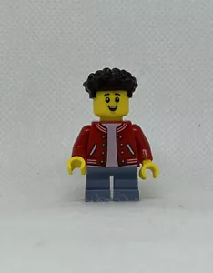 NEW LEGO Young Boy Kid Child Red Jacket 60326 GENUINE Minifigure Mini Figure - Picture 1 of 5