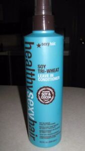 SOY TRI-WHEAT LEAVE IN CONDITIONER IMPROVED FORMULA BY SEXY HAIR CONCEPTS 8.5 OZ