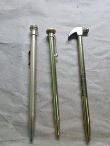 Vintage Wahl Eversharp Gold gefüllt Druckbleistift 5" mit Bradley Hammer Set  - Bild 1 von 5