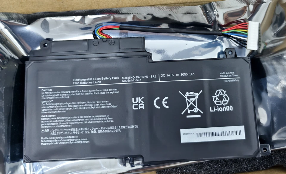 NUEVO LOTE PA5107U-1BRS Batería para TOSHIBA Satelite P50-A L40-A L50-A S55-A S40-A Foto 1 de 2
