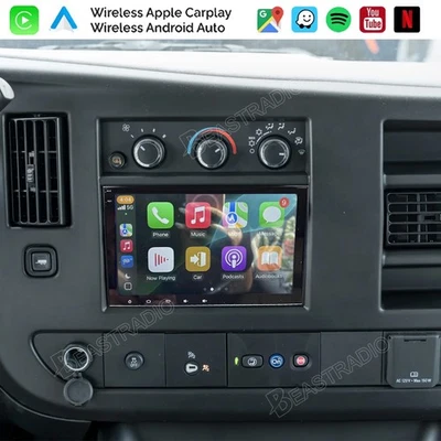 2+64G For 2008-2024 Chevrolet Express Carplay Android 15 Car Stereo Radio GPS - Image 1 of 4