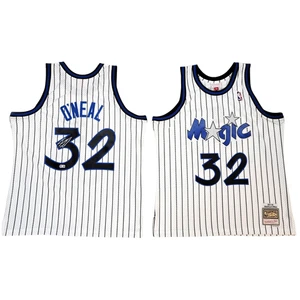 Shaquille O'Neal Signed Orlando Magic White 1993-94 M&N Swingman Jersey Beckett - Picture 1 of 1