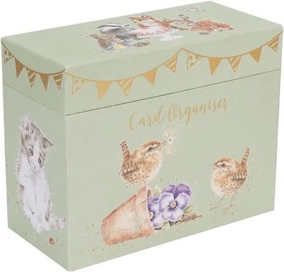 Wrendale Designs Greeting Card Organiser Box Stationery Accessory and Gift Idea