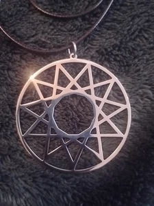 Hendecagram Necklace 218 Misanthropic Luciferian Order Dissection Devil Worship - Picture 1 of 2
