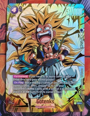 Gotenks FB04-033	1st Anniversary Promo Alternate Art Dragon Ball Card Fusion Wor - Image 1 of 4