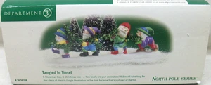 Sin usar, en caja Departamento 56 "Enredado en oropel" Polo Norte Serie 56708 Heritage Village Coll - Imagen 1 de 2