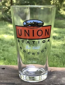 UNION STATION BREWERY, Providence, Rhode Island, Original 1993 Beer Pint Glass - Picture 1 of 1