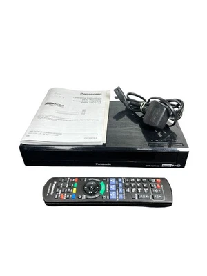 Panasonic DMR-HWT130EB Freeview+ HD Hard Disk Recorder With Remote & Manual - Image 1 of 4