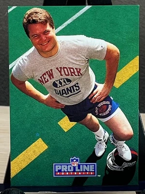 1991 Pro Line Portraits - #191 Bart Oates New York Giants - Image 1 of 2