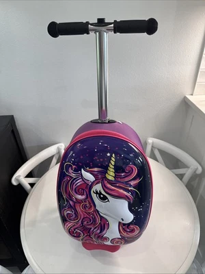 Kiddie Totes Ride On Luggage Unicorn New  With Light Up Wheels - Image 1 of 4