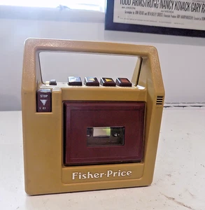 Fisher Price Vintage 1980s 826 Cassette Tape Player DEFEKT Sold as ERSATZTEILE/PARTS - Bild 1 von 7