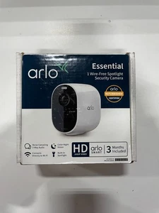 Arlo Essential Spotlight Camera - 1 Pack - Wireless Security  1080p Video - Picture 1 of 2