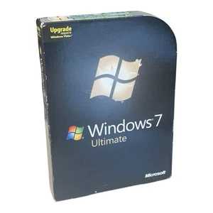 Microsoft Windows 7 Ultimate 32/64 Bit DVD Upgrade Sealed Box - Picture 1 of 6