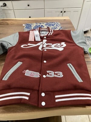 YOUTH Kobe Bryant #33 Lower Merion H.S. Chaqueta de baloncesto VARSITY cosida nueva con etiquetas Foto 1 de 4