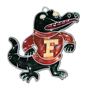 De Colección Vidrieras Florida Gator Rojo Suéter Mascota Atrapasol Adorno Deportes - Imagen 1 de 4