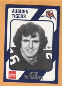 Tarjeta Bob Fleming Auburn Tigers 1989 #548 Mobile Alabama Murphy High 12T - Imagen 1 de 2
