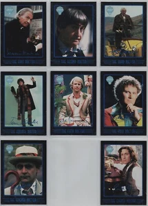 DOCTOR WHO CORNERSTONE SERIES 4 COMPLETE SET OF 8 FOIL CARDS - Picture 1 of 2