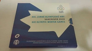 Slovakia 2010 Euro Set Vancouver XXI Olympic Winter Games BU - Picture 1 of 3