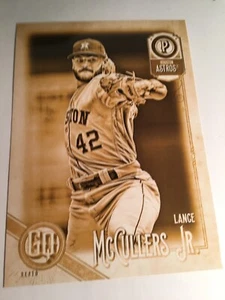 2018 Gypsy Queen Jackie Robinson 5x7 Lance McCullers Jr. Astros 133 Gold 08/10 - Picture 1 of 1