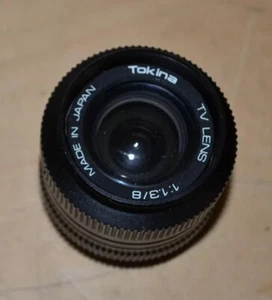 Tokina TV Objektiv 1:1.3/8 8mm F1.3 für CCTV Überwachungskameras ~ b - Bild 1 von 7