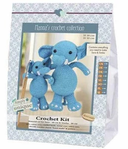 Go Handmade Croché Kit Elefantes Sara & Simba - Imagen 1 de 1
