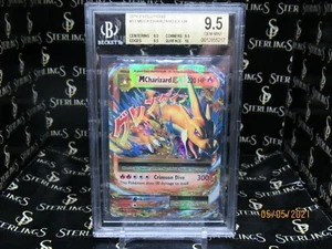 1996 POKEMON EVOLUTIONS MEGA CHARIZARD EX ULTRA SELTEN BGS 9,5/10 VOLLSTÄNDIGE KUNST #13 - Bild 1 von 2