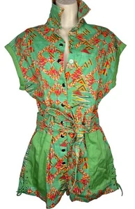 Chufy Marcia Playsuit Daxa Mint Organic Cotton Playsuit Romper Sz XS NEW $390 - Picture 1 of 9