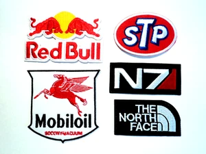1x Iconic Logo Patches Embroidered Cloth Badge Applique Iron Sew On STP N7 Oil - Picture 1 of 9