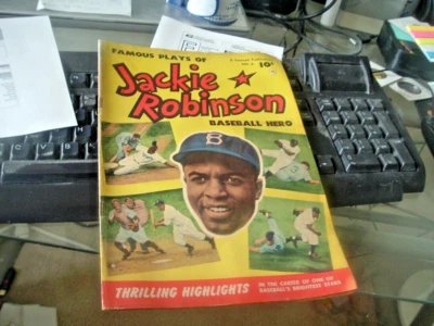 Cómic Famosas Plays of Jackie Robinson 1950 #6 Cómics de Fawcett Edad de Oro Foto 1 de 4
