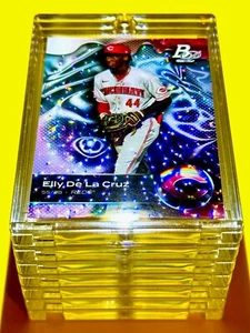 Elly De La Cruz MINT SILVER ICE REFRACTOR ROOKIE CARD 2023 BOWMAN PLATINUM RC! - Picture 1 of 9