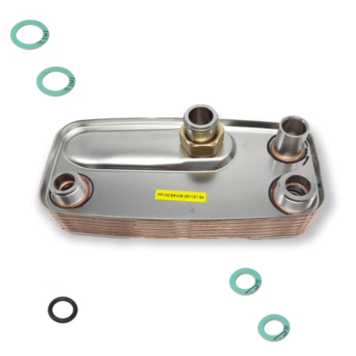 Scambiatore Secondario Sanitario 14 Piastre Caldaie Immergas 3015436 Eolo Mini - Immagine 1 di 4