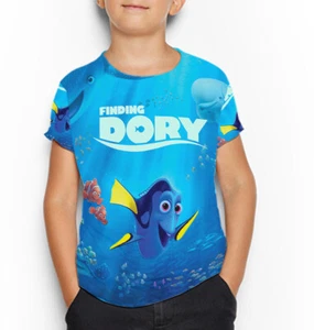 Kids Tshirt SKU-7434104074454 Cute Cartoon New Fullprint Polyester TShirt Unisex - Picture 1 of 3
