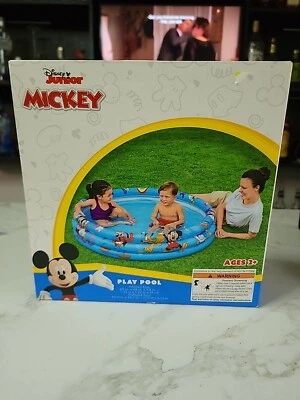 Disney Junior Mickey Play Pool  2+ New In Box Swimming Pool - Image 1 of 2