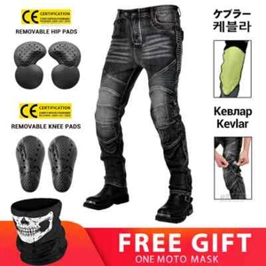 Motorcycle Pants Moto Men's Motocross Casual Riding Motorbike Touring Moto Lot - Picture 1 of 31