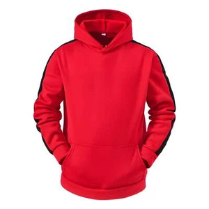 Casual Hooded Sweater for Men with Round Neck and Loose Fit in Multiple Color Ch - Picture 1 of 35