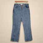 Be Bop Juniors High Rise Jeans Maman Taille 13 Bague Vintage Tirée Avant Zip Coton
