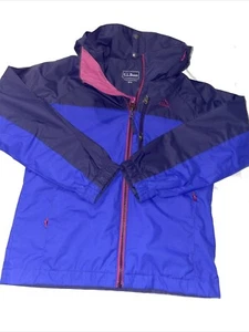 L.L.Bean Girls Waterproof/Windproof Jacket Coat Size 8 PLEASE READ DESCRIPTION! - Picture 1 of 14
