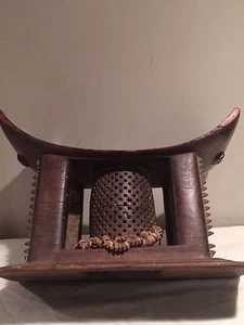 hand carved antique Ashanti stool - Picture 1 of 6